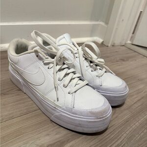 Women's White Sneakers Nike Court Legacy Lift